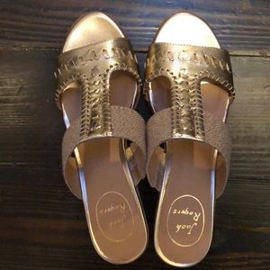 New in box Jack Rodgers wedge sandals
